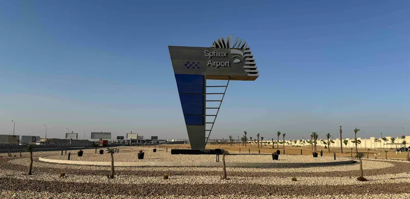Sphinx Airport sign